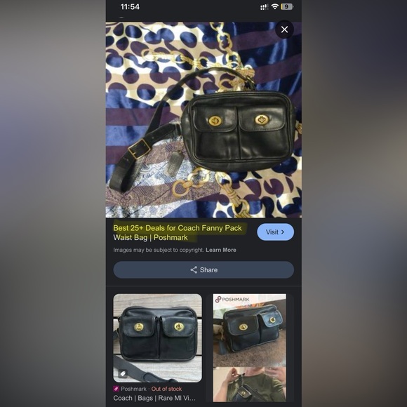 *RARE Authentic Vintage Coach Pocket Waist Pack - Picture 14 of 14